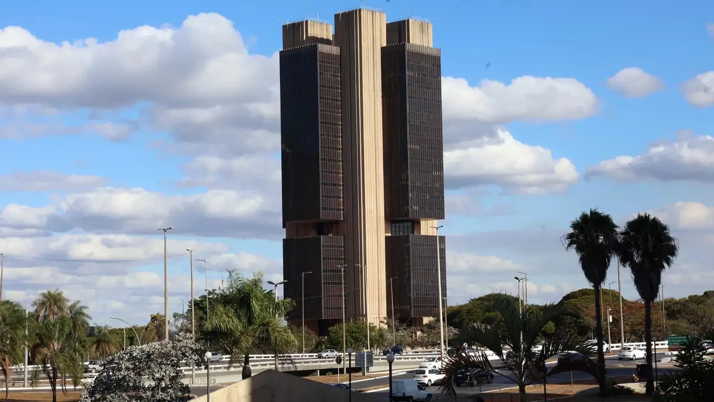 Fachada do edifício-sede do Banco Central do Brasil, em Brasília
