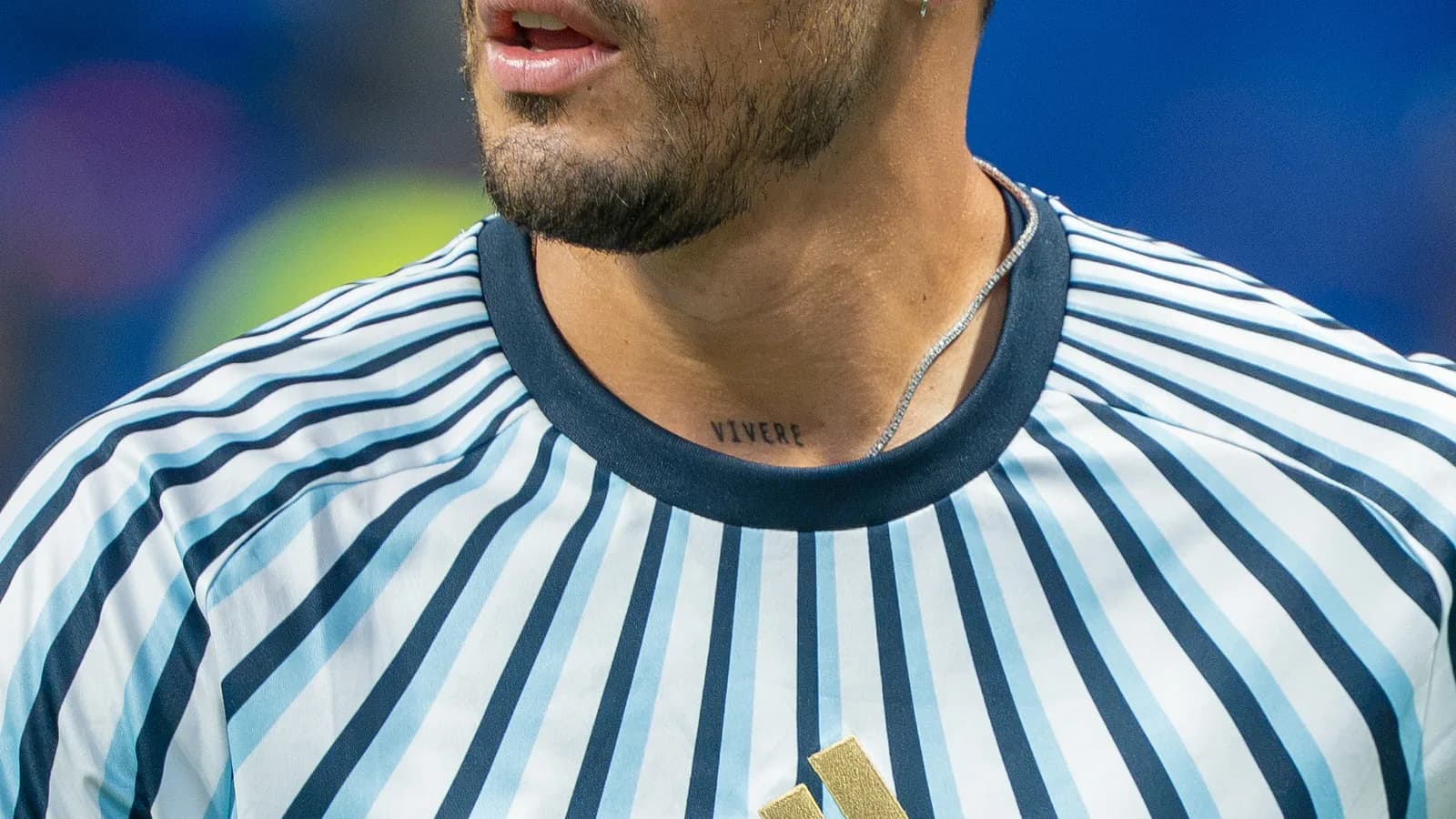 Leandro Paredes com a camisa da seleção argentina durante partida em julho de 2026