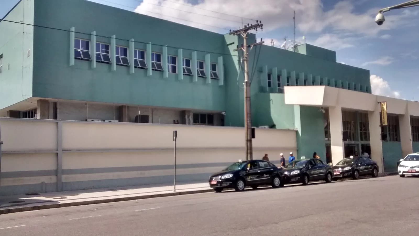 Fachada do Aeroporto da Pampulha, em Belo Horizonte, de onde partiu o voo acidentado