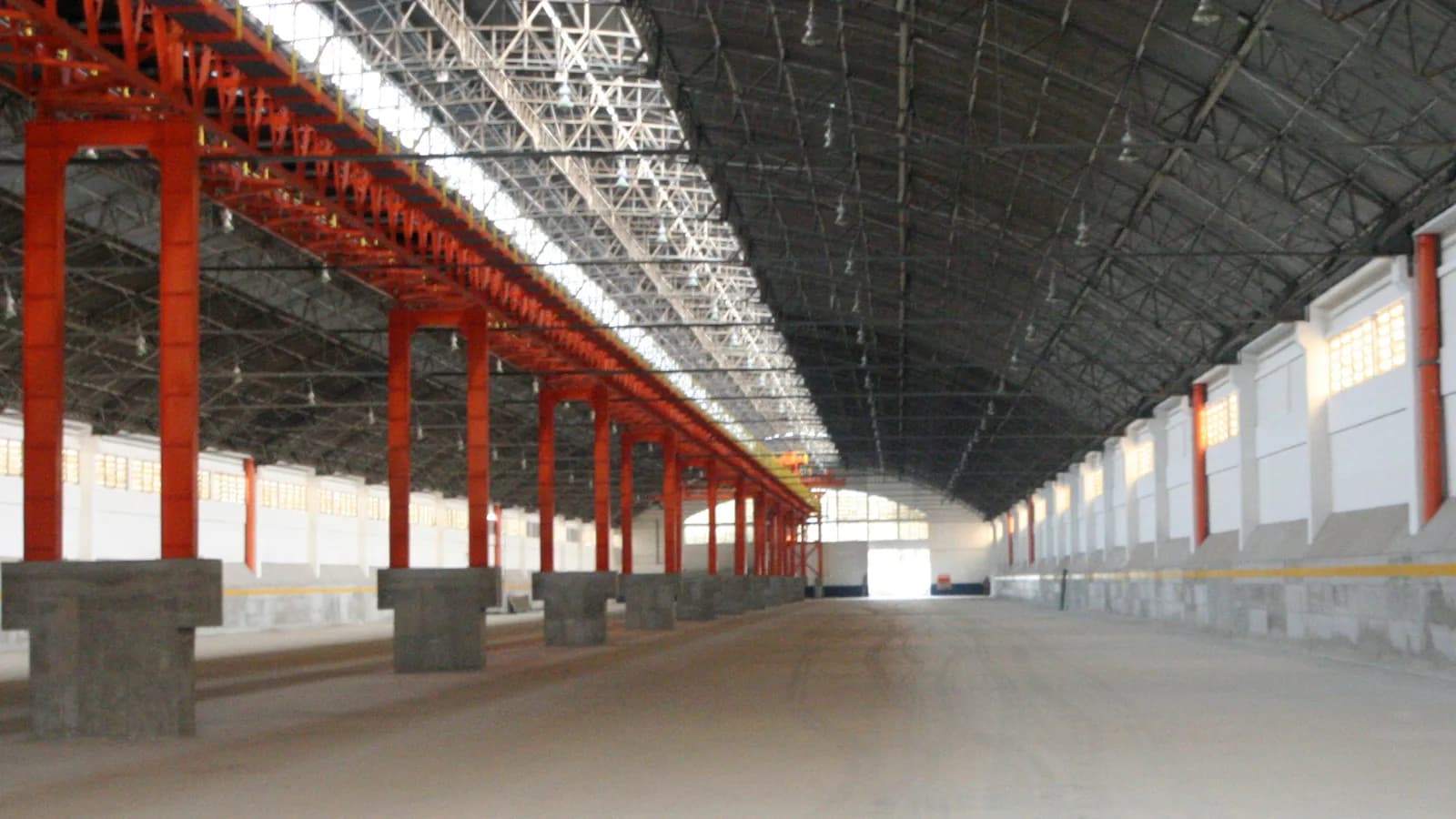 Armazém de granéis para exportação no Porto de Santos