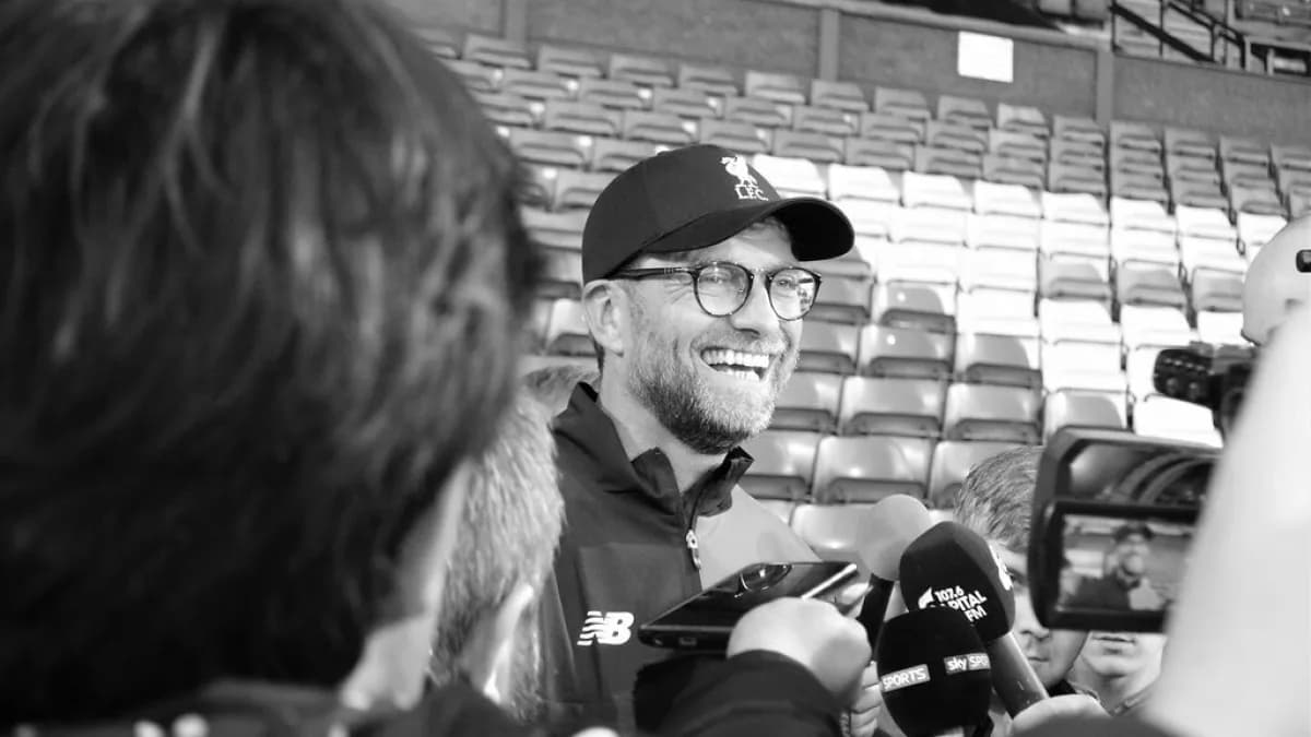O técnico Jürgen Klopp em evento anterior