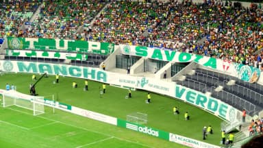 Torcida do Palmeiras no Allianz Parque, estádio que recebe o jogo de volta