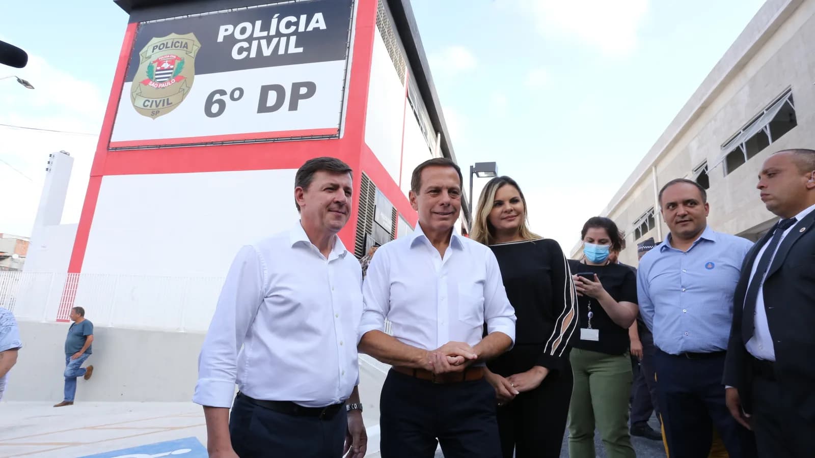 Fachada de delegacia da Polícia Civil de São Paulo, foto de arquivo institucional