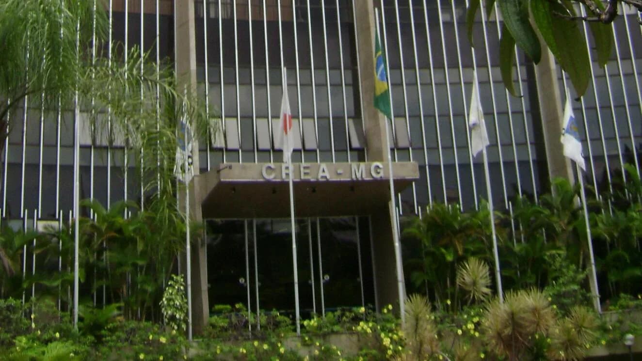 Fachada da sede do CREA-MG, em Belo Horizonte (foto de arquivo).