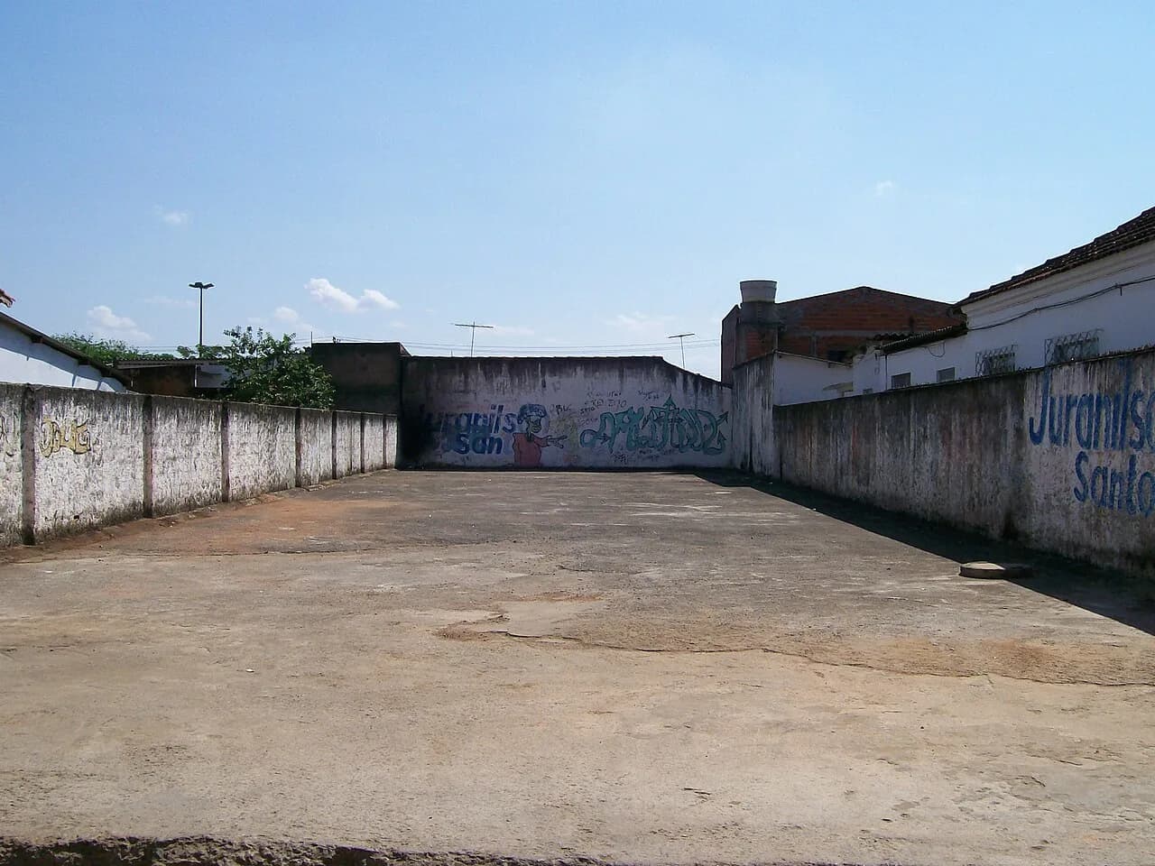 Local onde era a casa dos catadores de lixo que descobriram o Césio-137