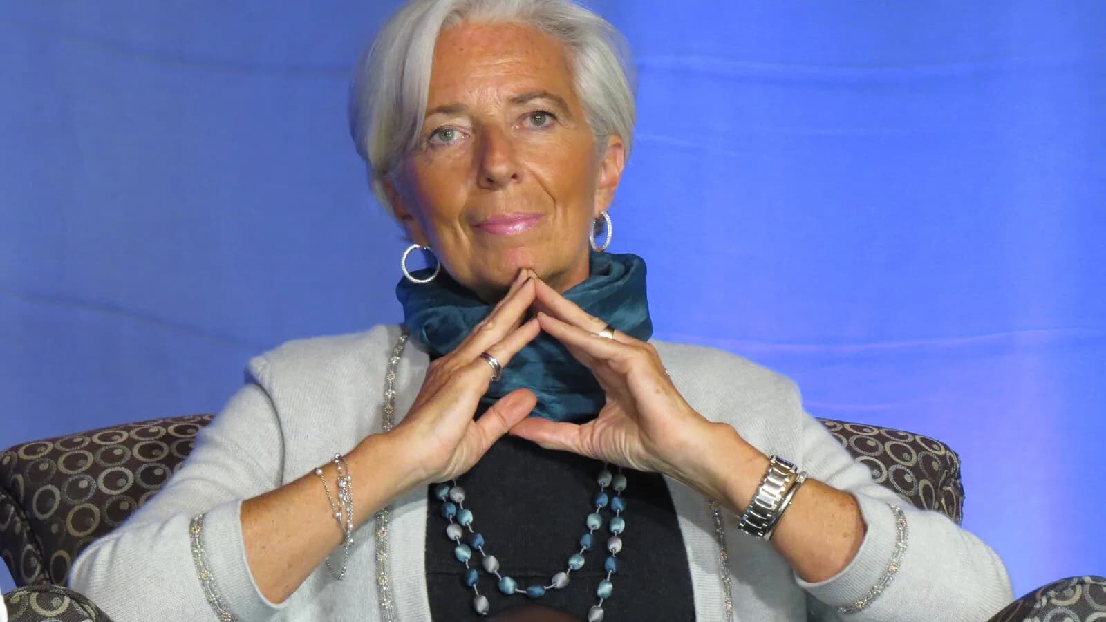 Christine Lagarde em fórum público