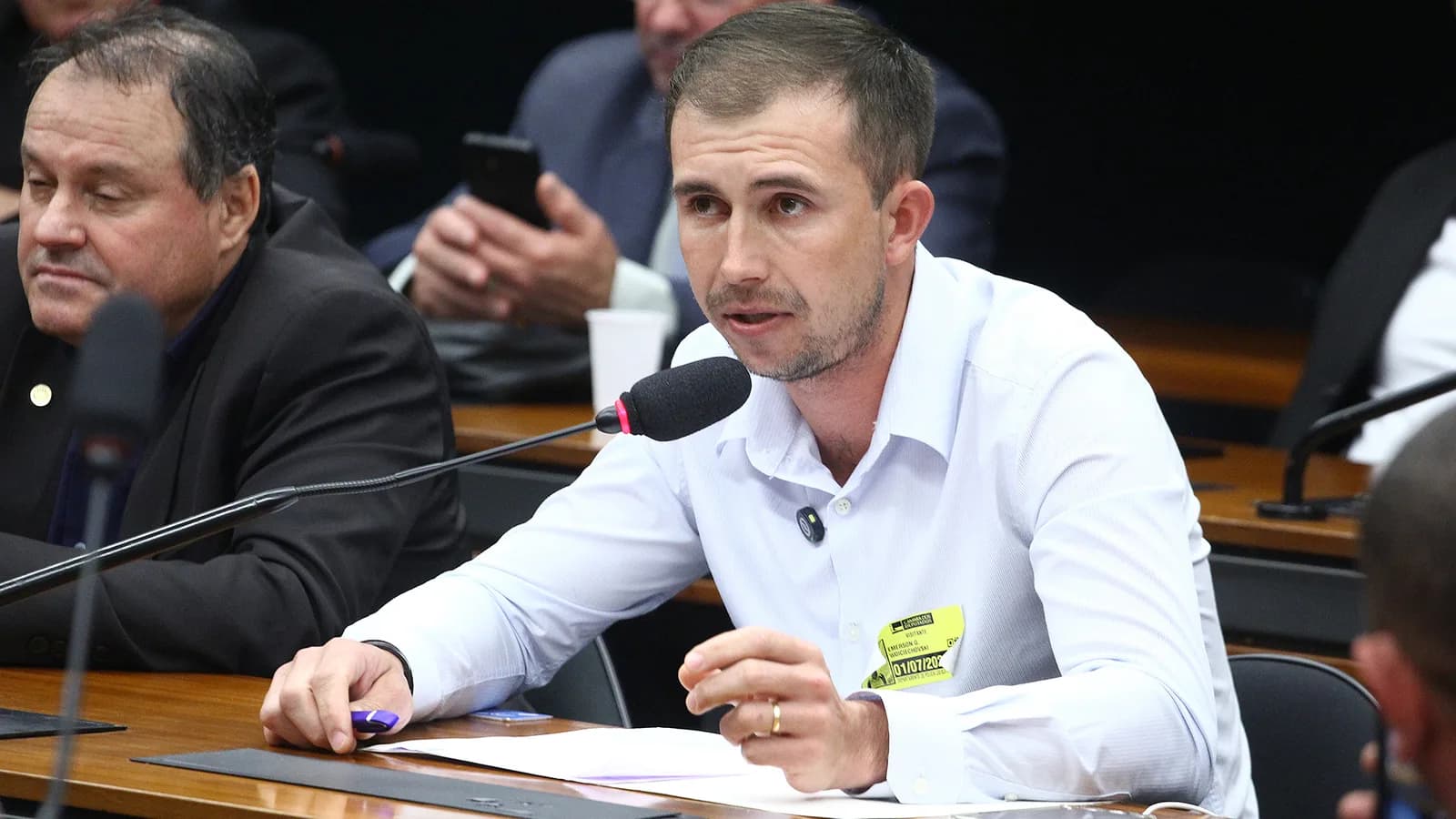 Produtor rural fala em audiência pública na Câmara dos Deputados, em Brasília (foto de arquivo)