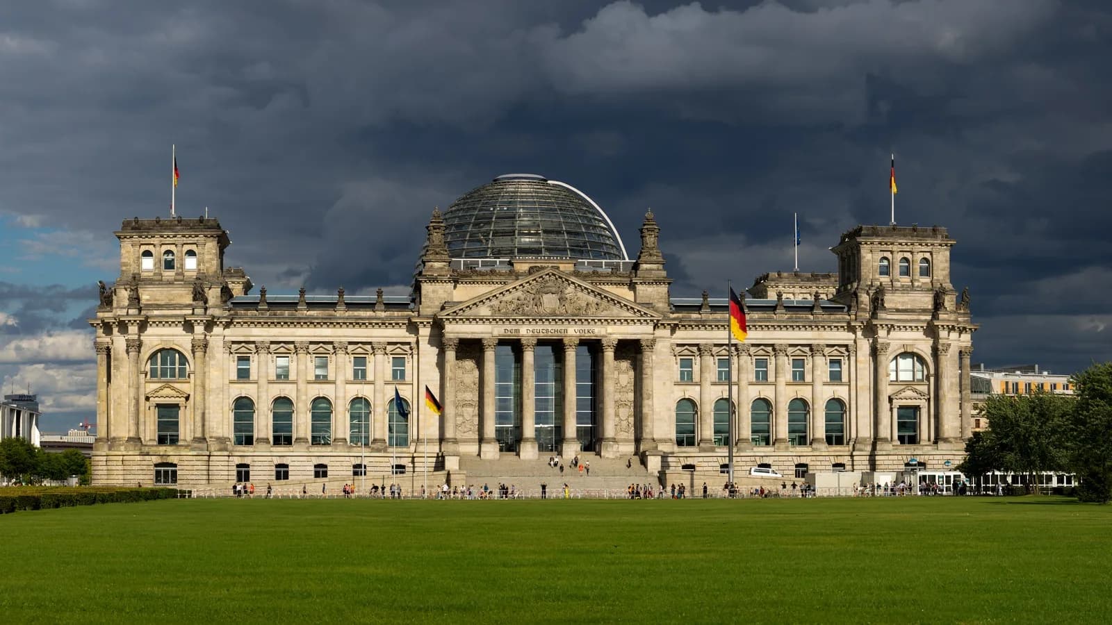 Prédio do Reichstag, sede do Parlamento alemão, em Berlim