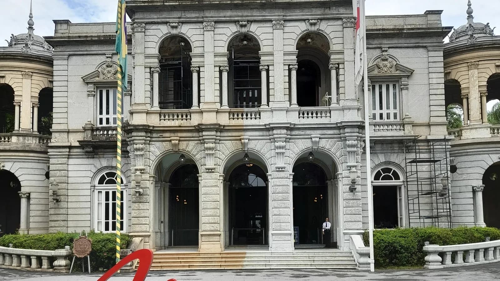 Fachada do Palácio da Liberdade, sede do governo de Minas Gerais, em Belo Horizonte