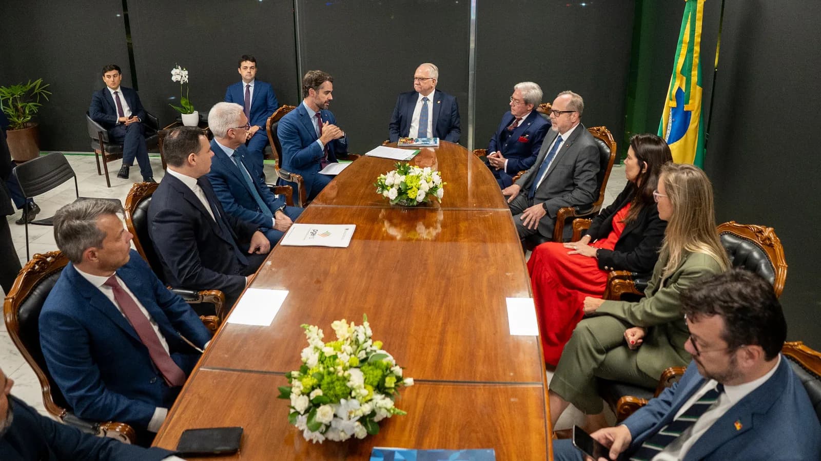 Ministro Edson Fachin, presidente do STF, durante audiência