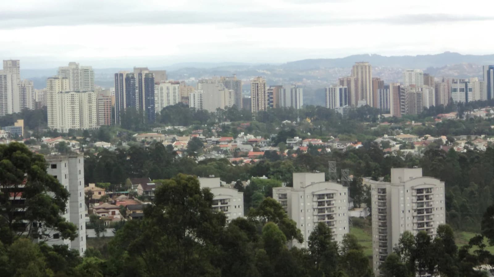Vista panorâmica de Alphaville, em Santana de Parnaíba (SP), região onde fica o imóvel leiloado (foto de arquivo)