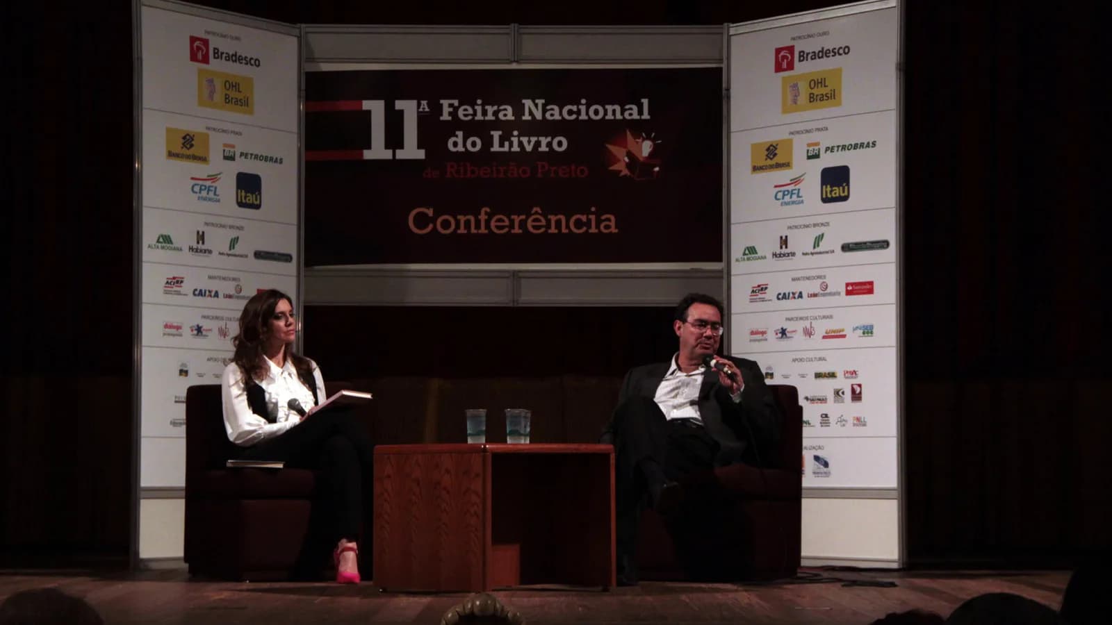 Augusto Cury, candidato à Presidência pelo Avante, em evento público