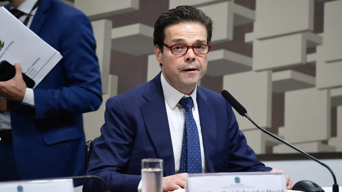 Nilton David, diretor de Política Monetária do Banco Central, fala durante sabatina no Senado