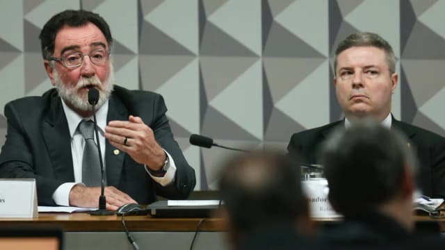 O deputado federal e candidato ao governo de Minas Gerais Alexandre Kalil (PDT) discursa em comissão, foto de arquivo