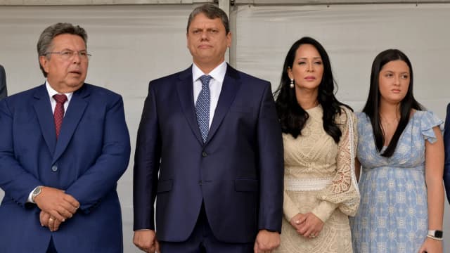 Tarcísio de Freitas em cerimônia oficial em foto de arquivo