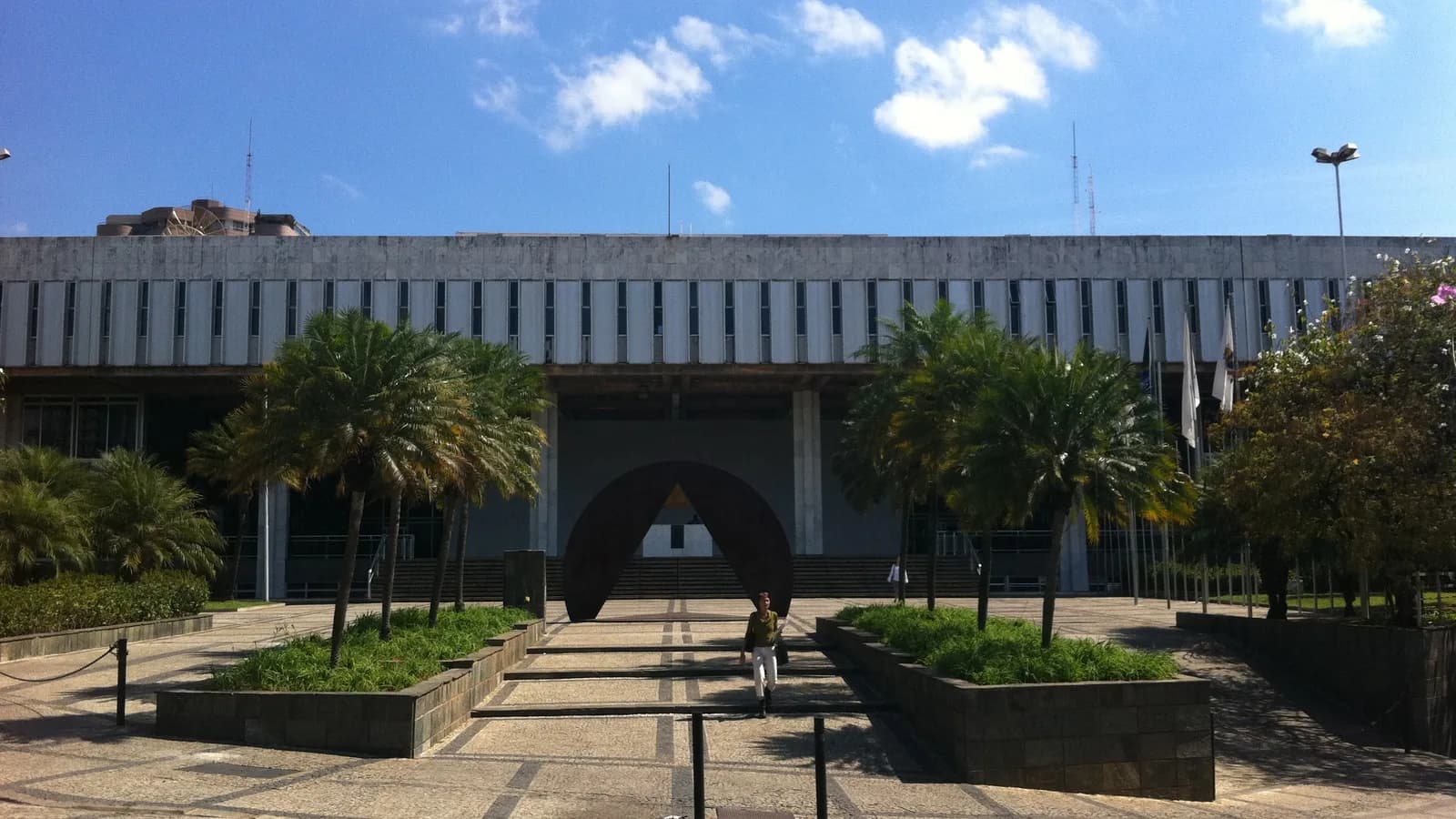 Fachada do Palácio da Inconfidência, sede da Assembleia Legislativa de Minas Gerais, em Belo Horizonte