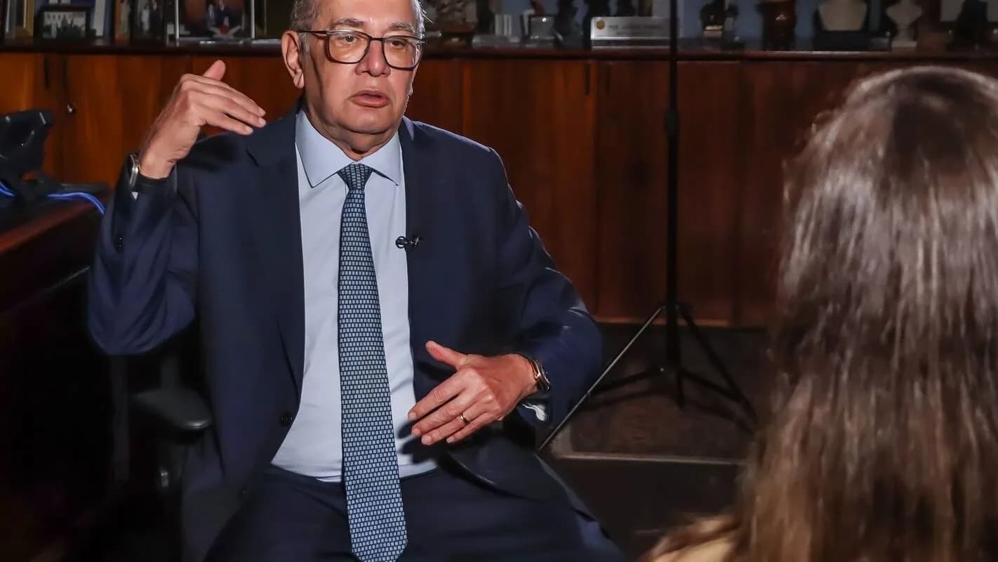 Gilmar Mendes, ministro do Supremo Tribunal Federal, em entrevista de arquivo