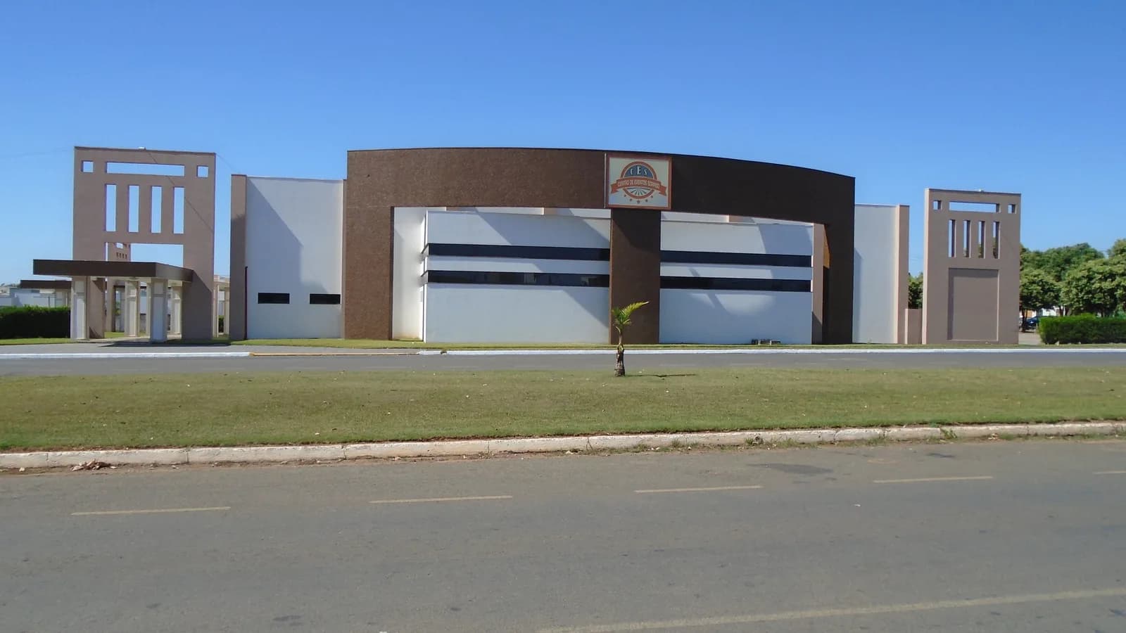Centro de eventos de Sorriso (MT), cidade que perdeu o posto de maior produtora agrícola do país
