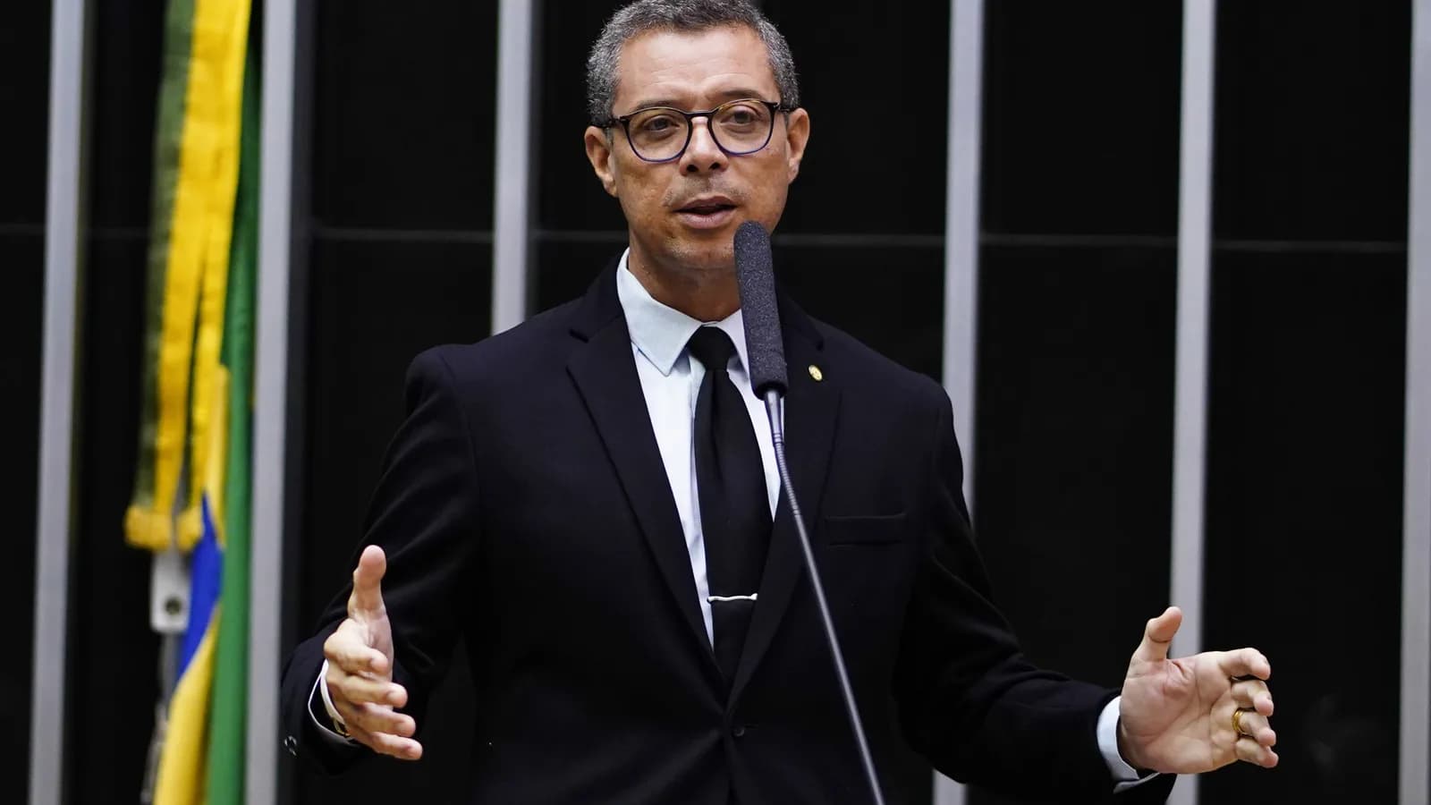 Fábio Mitidieri discursa no plenário da Câmara dos Deputados em foto de arquivo