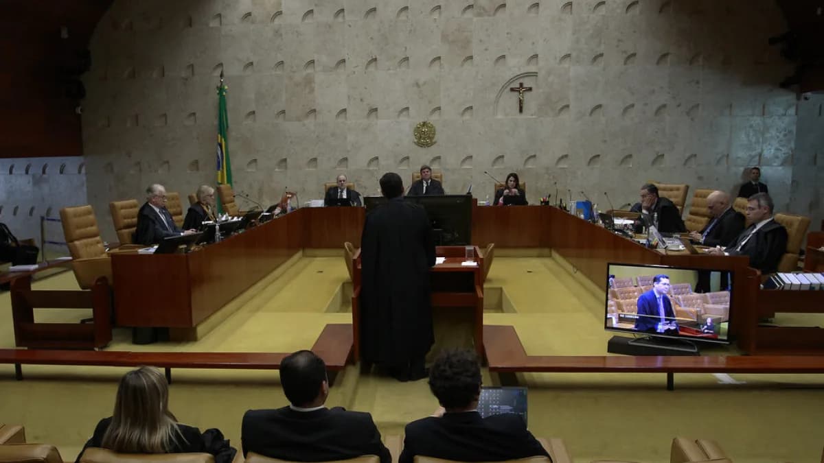 Sessão do plenário do Supremo Tribunal Federal, em Brasília