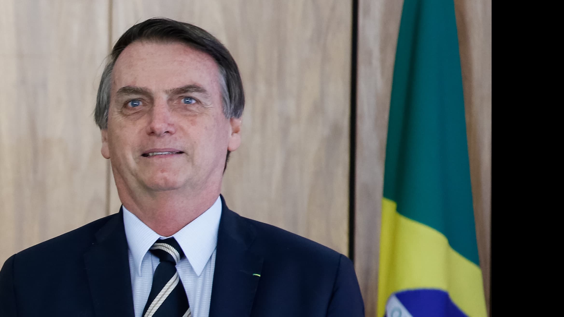 Jair Bolsonaro em foto de arquivo de 2019, durante cerimônia no Palácio do Planalto