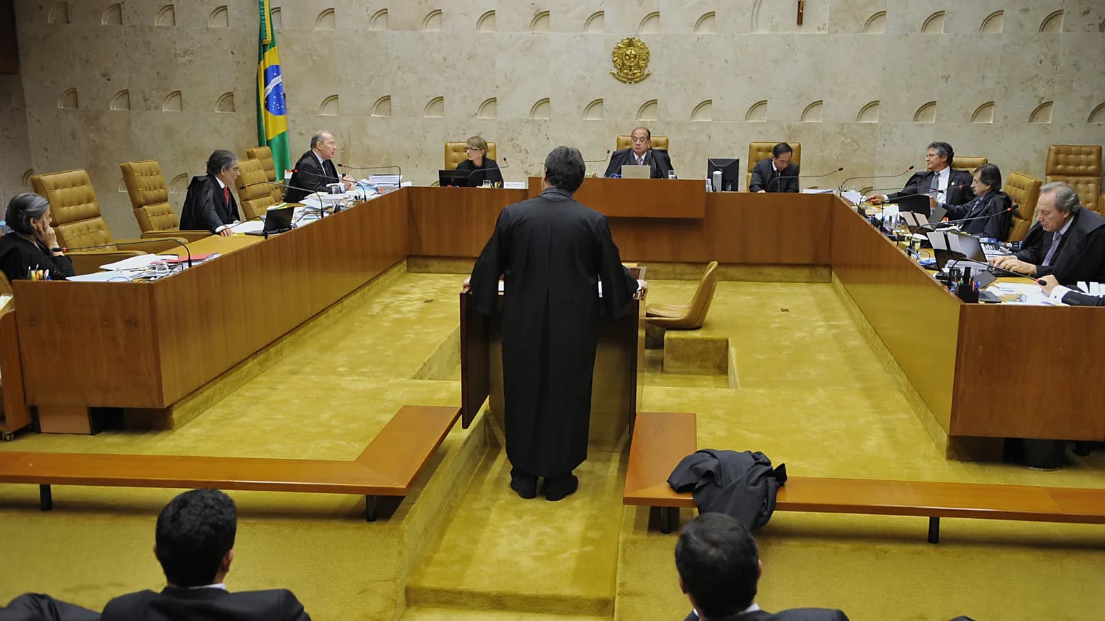 Sessão de julgamento no plenário do Supremo Tribunal Federal, foto de arquivo relacionada a processo de José Roberto Arruda