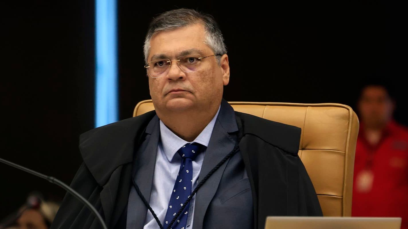 Ministro Flávio Dino durante sessão plenária do STF (foto de arquivo)