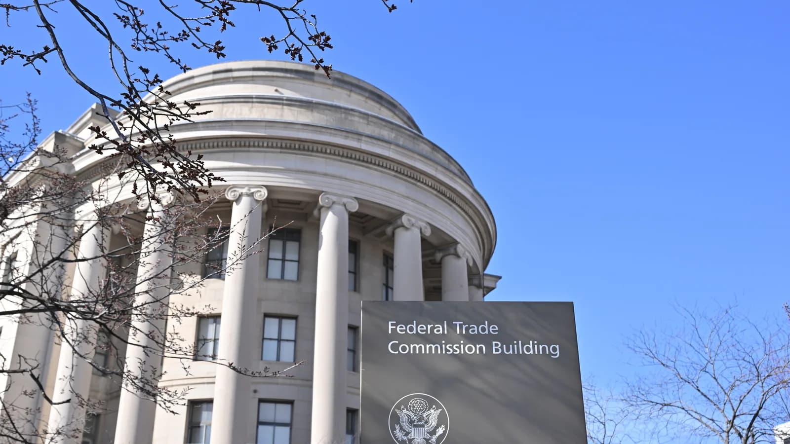 Fachada do prédio da Federal Trade Commission (FTC), em Washington