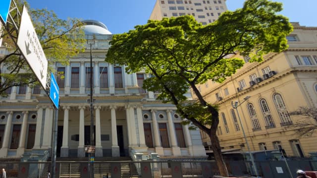 Fachada neoclássica do Palácio da Justiça Rodrigues Campos, prédio do Tribunal de Justiça de Minas Gerais, no centro de Belo Horizonte, em foto de arquivo