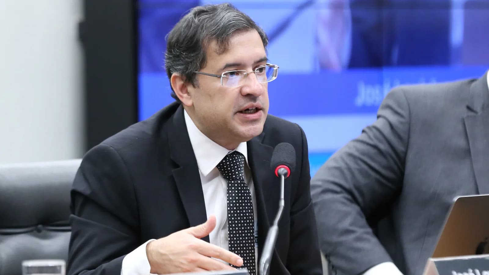 José Levi Mello do Amaral Jr., conselheiro do Cade, fala em evento na Câmara dos Deputados