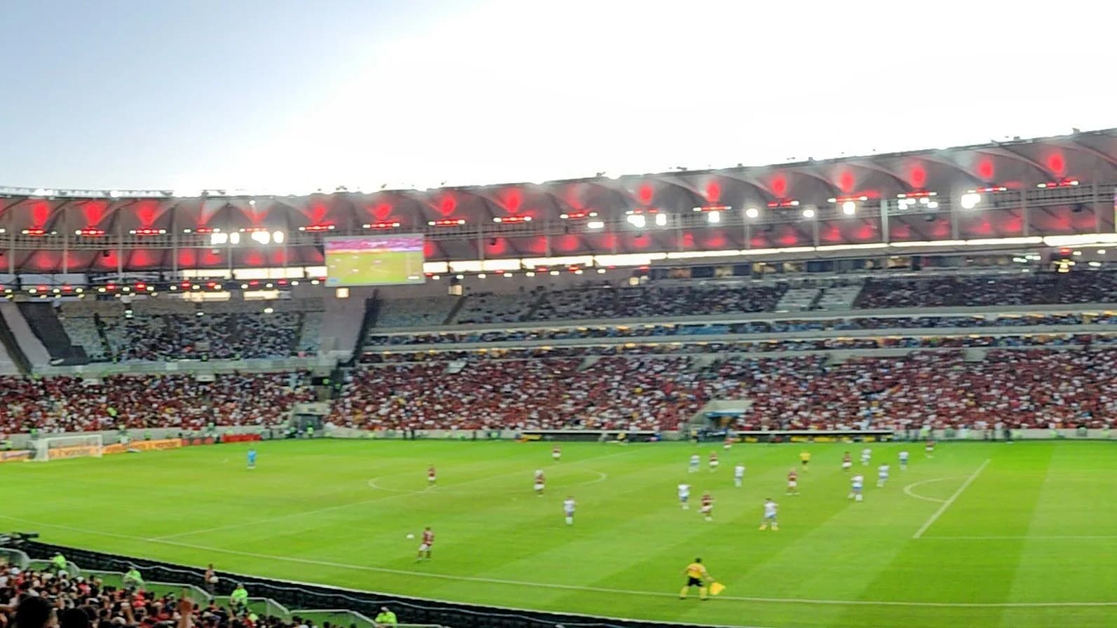 Vista panorâmica do estádio do Maracanã lotado durante uma partida do Flamengo (foto de arquivo)