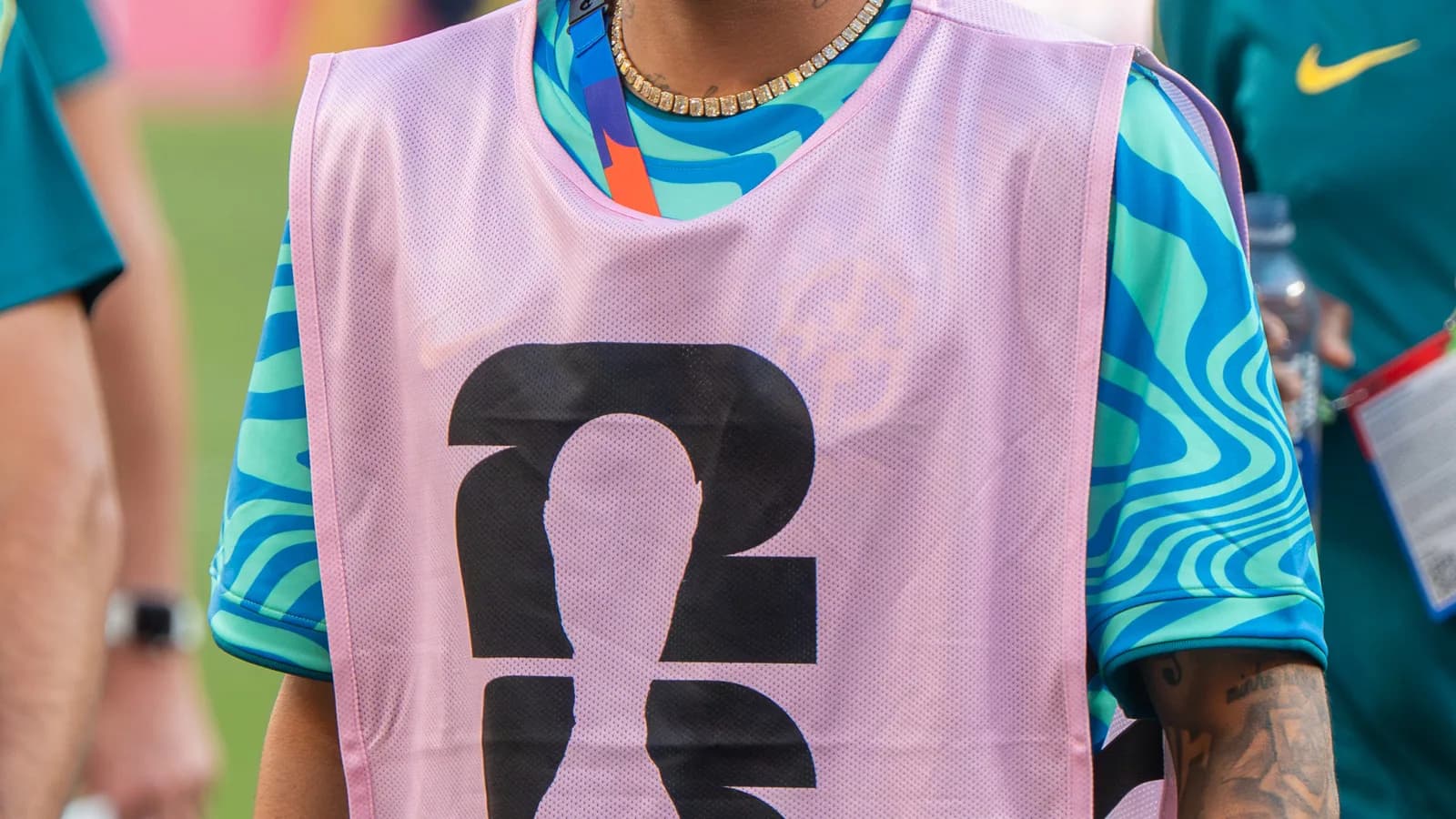 Neymar durante jogo da seleção brasileira em 2026