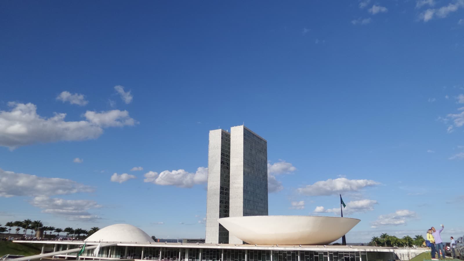 Congresso Nacional visto da Esplanada dos Ministérios, em Brasília, imagem de arquivo da região central da capital