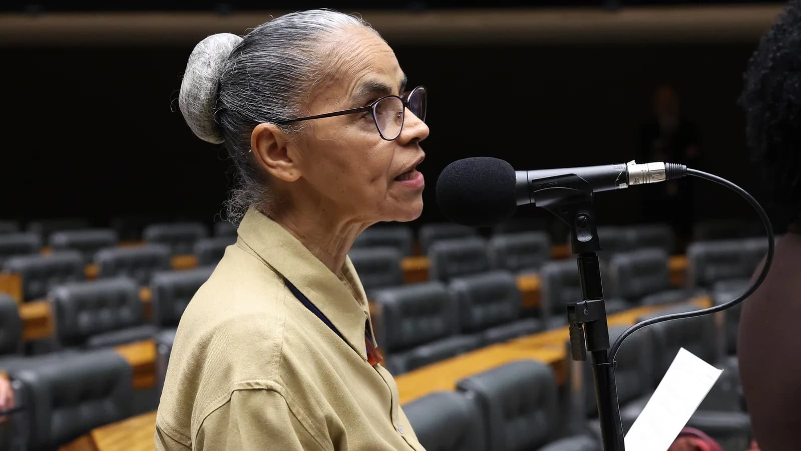Marina Silva discursa em plenário na Câmara dos Deputados