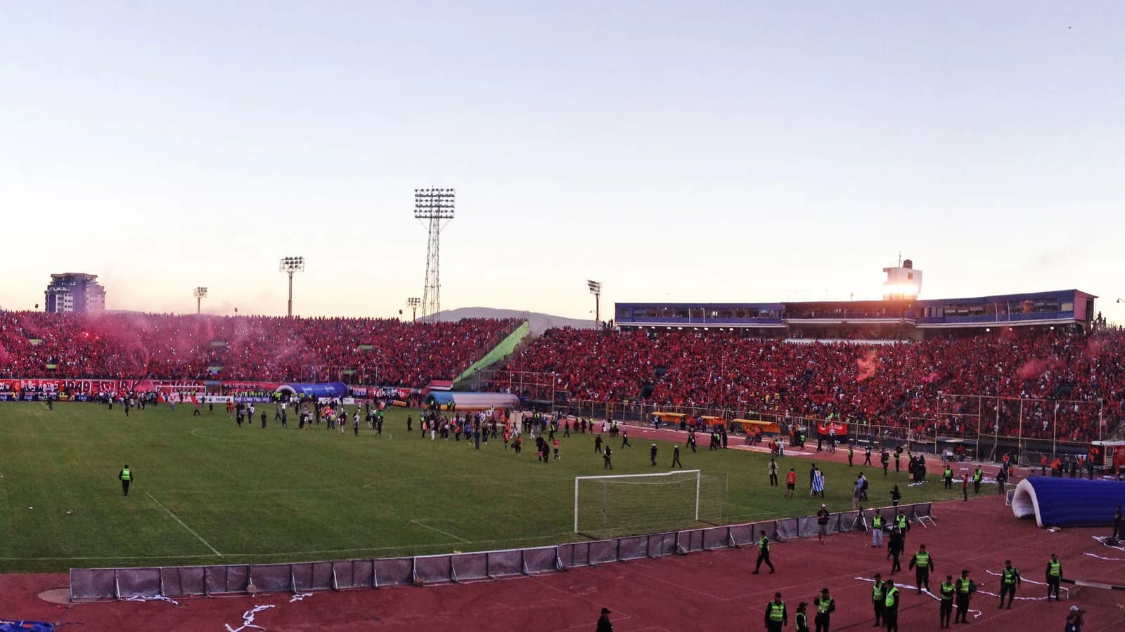 Torcida do Club Wilstermann lotando arquibancada em foto de arquivo