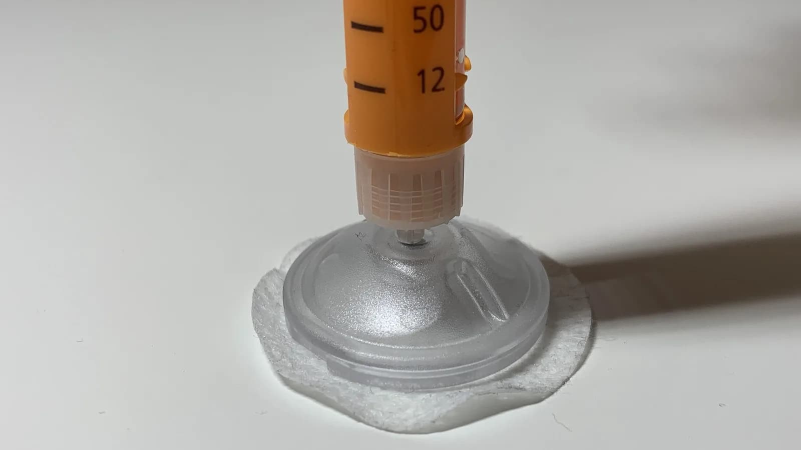 Caneta aplicadora de medicamento injetável (foto ilustrativa de insulina)