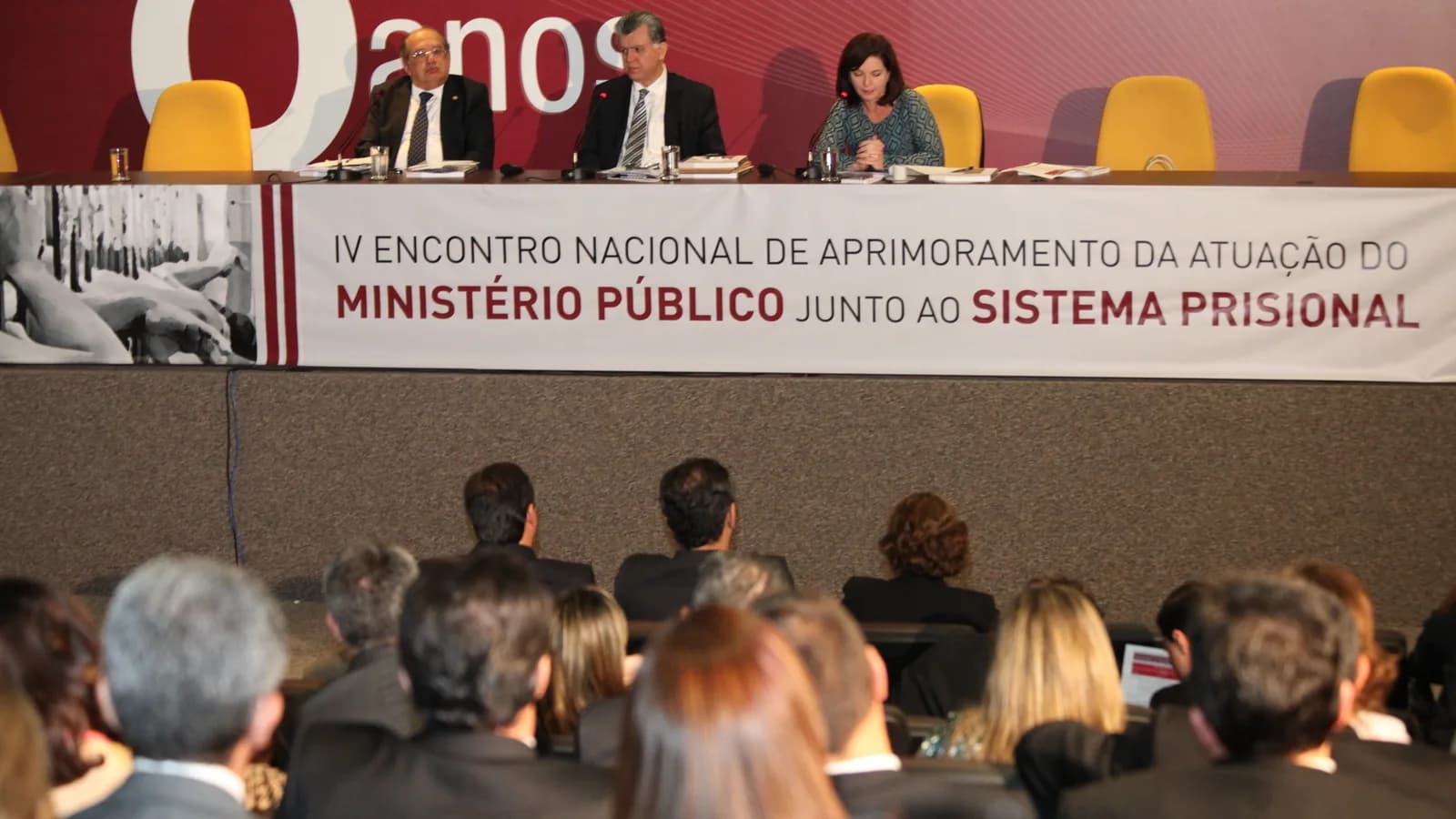 Ministro Gilmar Mendes em evento institucional
