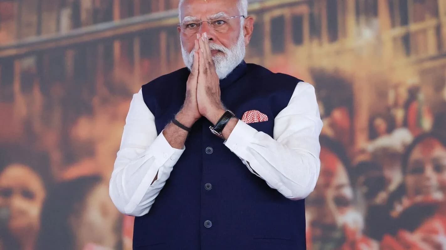 Primeiro-ministro da Índia, Narendra Modi, em evento público (foto de arquivo)