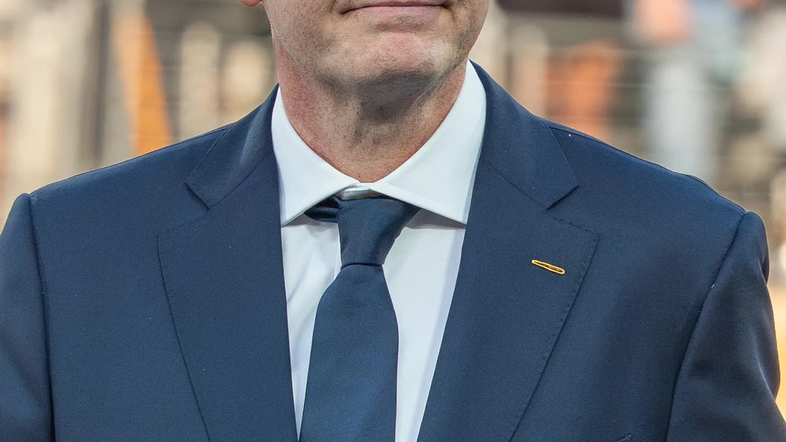 Gianni Infantino, presidente da Fifa, em estádio de futebol