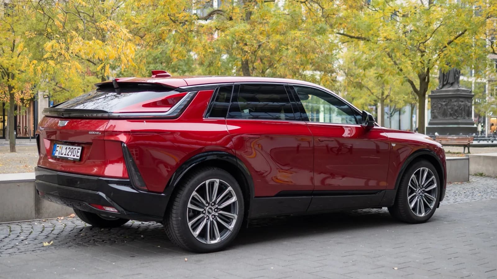 Cadillac Lyriq, SUV elétrico da marca, em exposição (foto de arquivo)