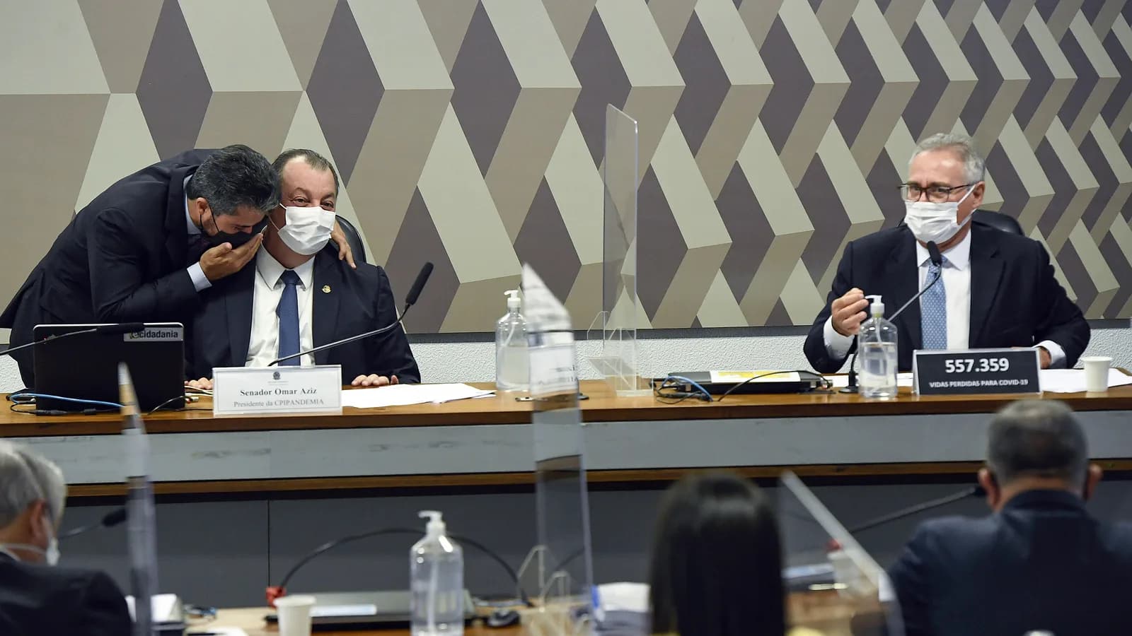 Senador Omar Aziz (PSD) durante sessão no Senado Federal, foto de arquivo