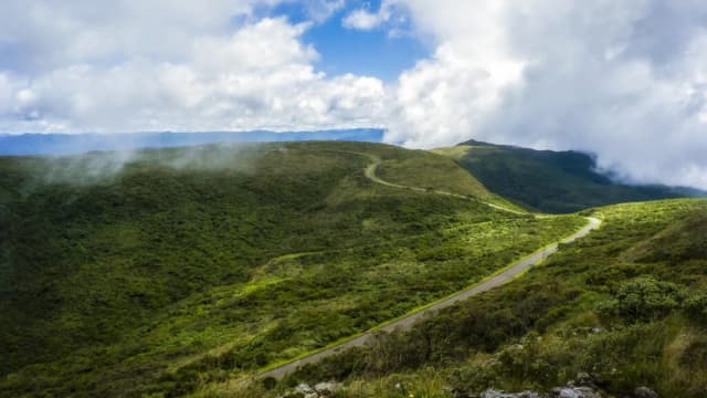 Paisagem da Serra Catarinense na região de Urubici (SC), onde o helicóptero caiu, foto de arquivo