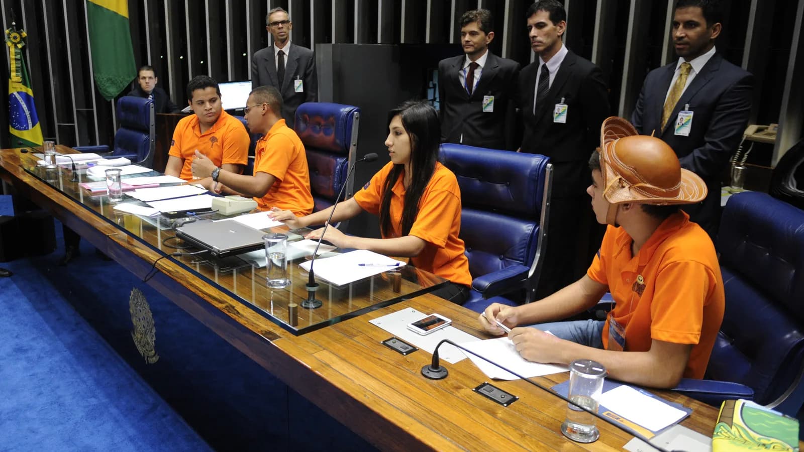 Plenário do Senado Federal durante sessão