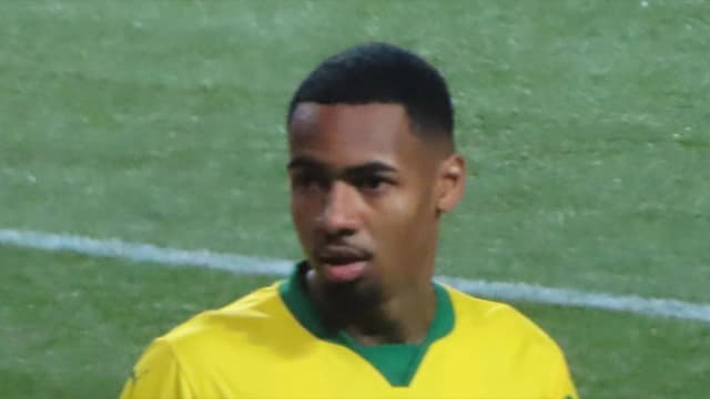 Allan em campo com a camisa do Palmeiras