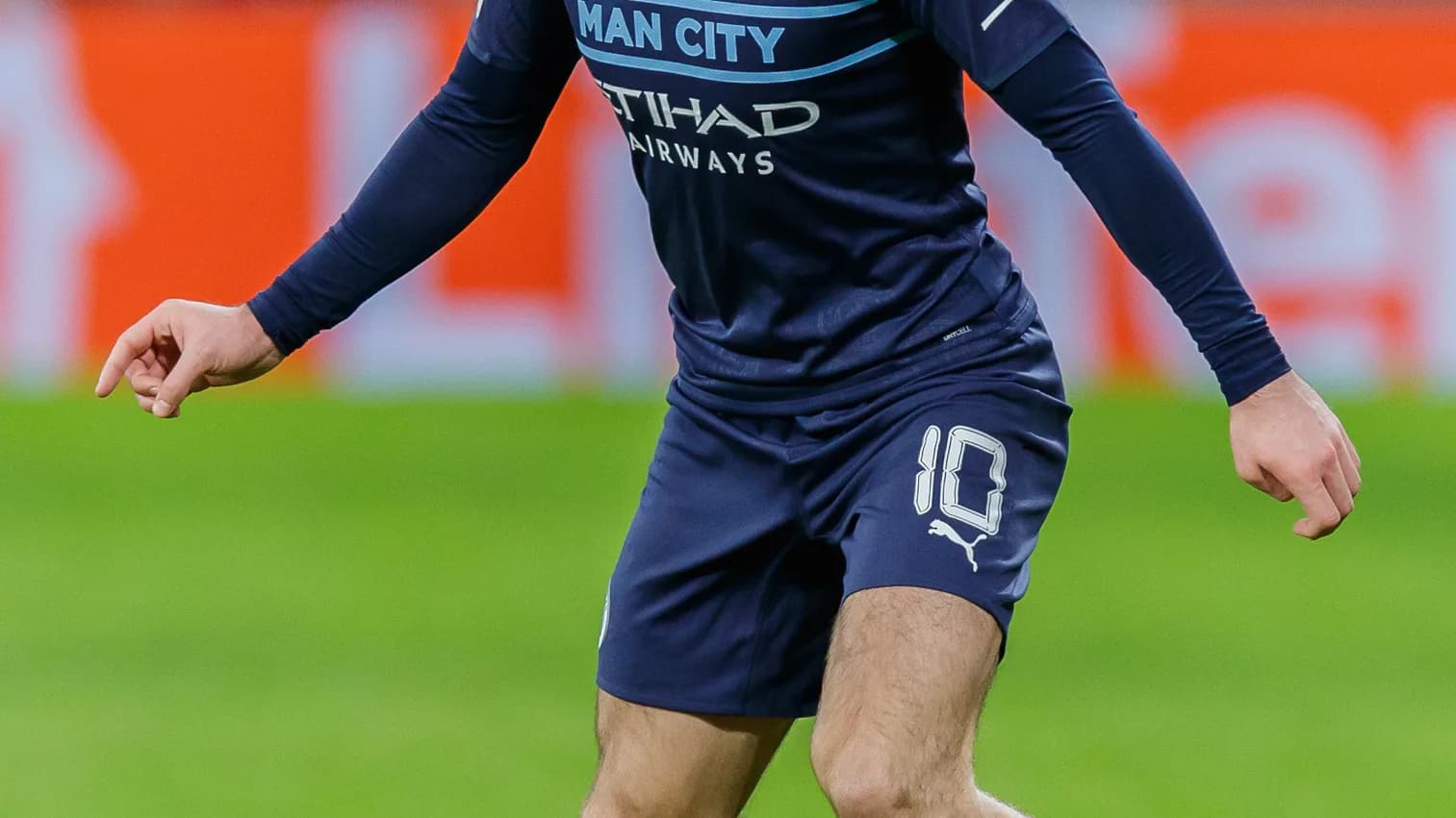 Jack Grealish em campo com o uniforme do Manchester City (foto de arquivo, antes do empréstimo ao Everton)