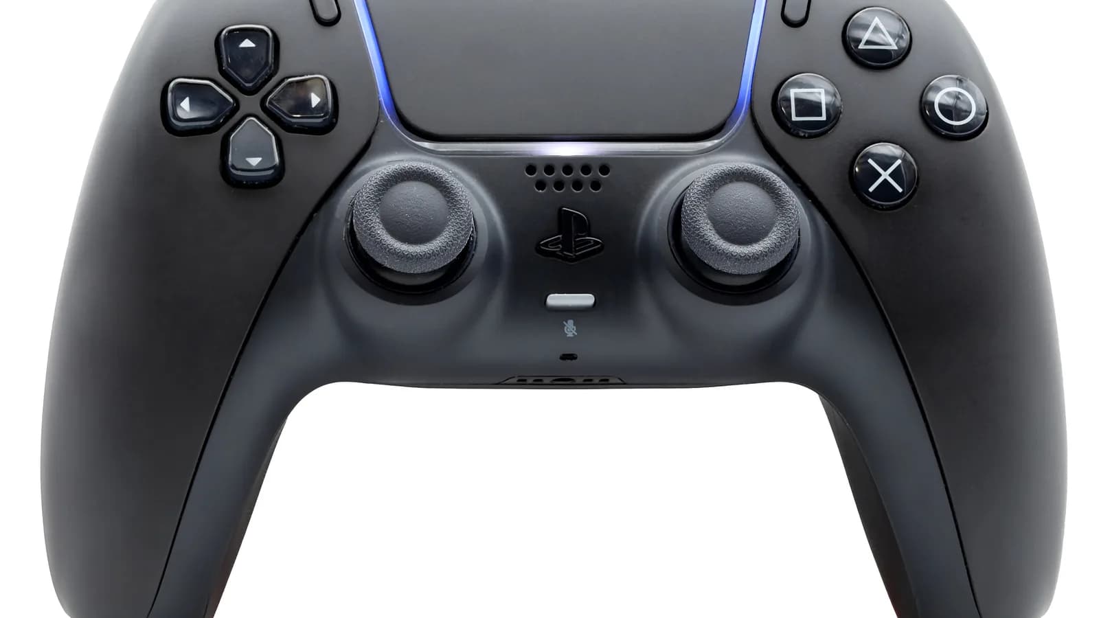 Controle DualSense padrão do PlayStation 5 na cor preta (foto de arquivo; não é a edição especial de GTA 6)