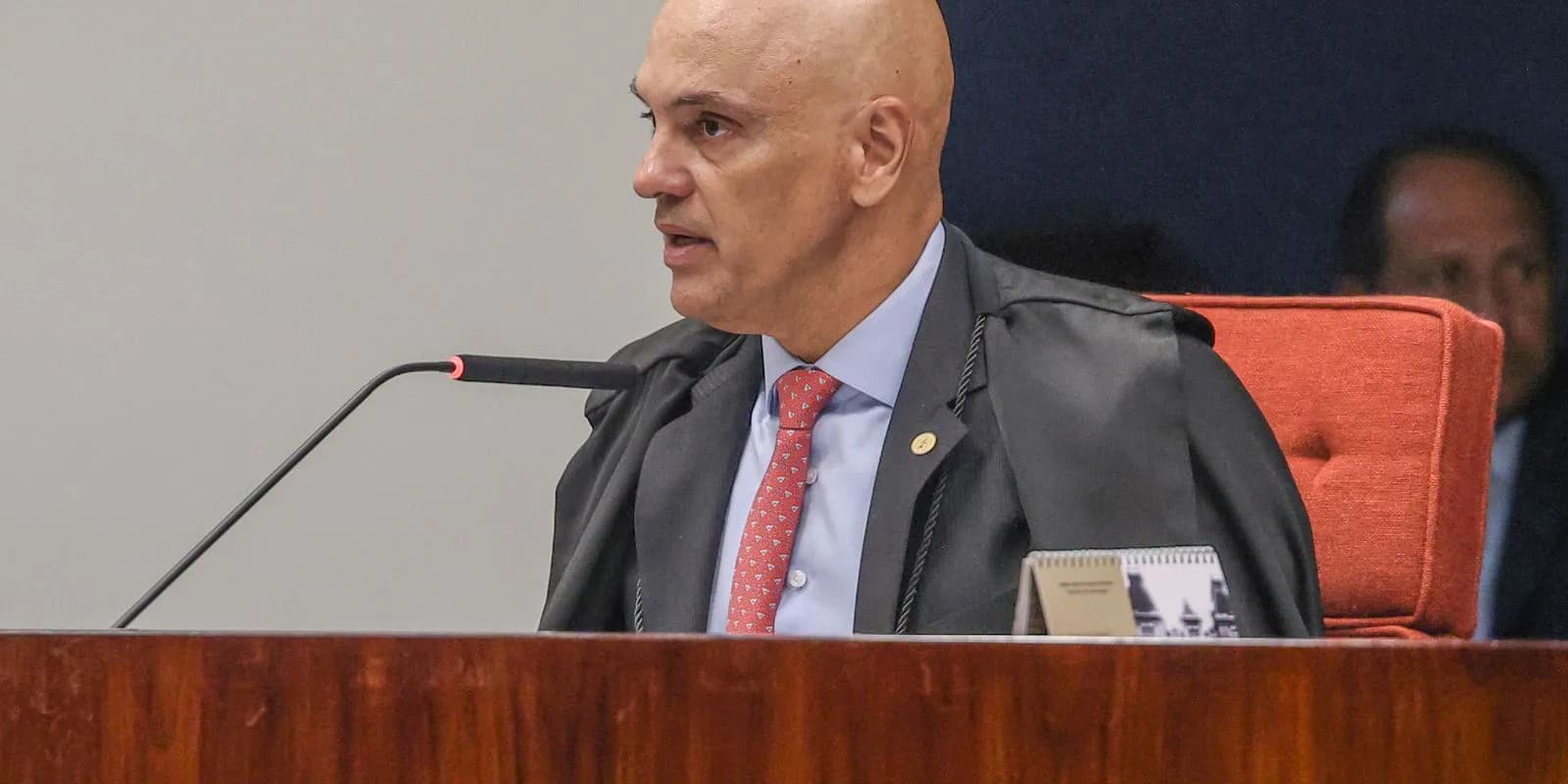 Alexandre de Moraes durante sessão no STF, foto de arquivo