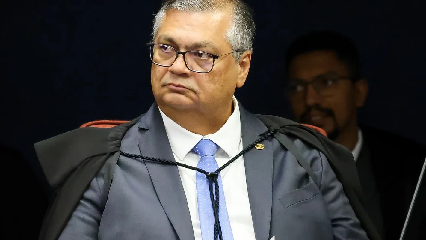 Ministro Flávio Dino durante sessão do Supremo Tribunal Federal