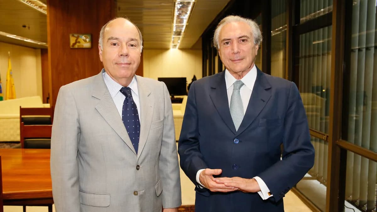 O ministro Mauro Vieira em evento internacional