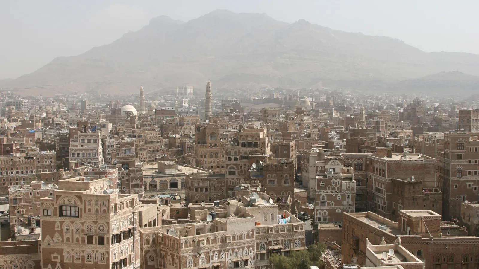 Vista de Sanaa, capital do Iêmen, em imagem de arquivo